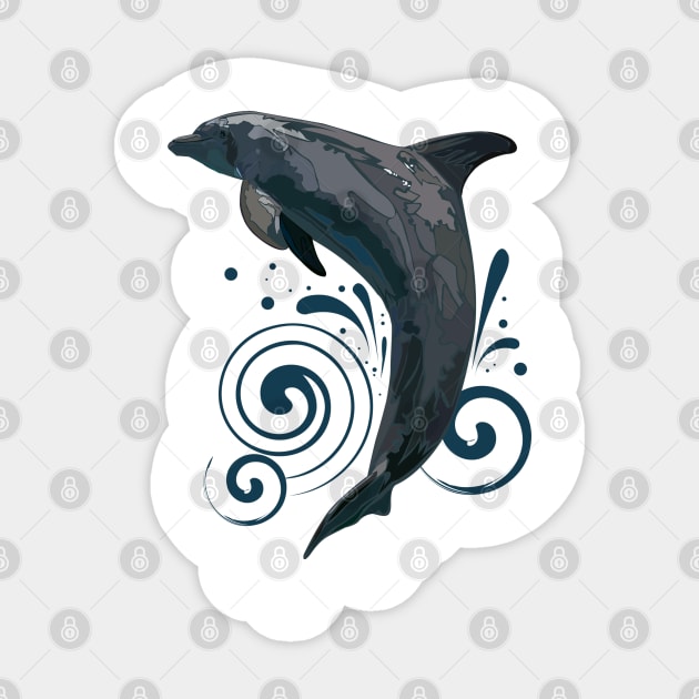 Dolphin Sticker by adamzworld